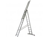 Лестница алюминиевая трехсекционная 283 / 454 / 619 см